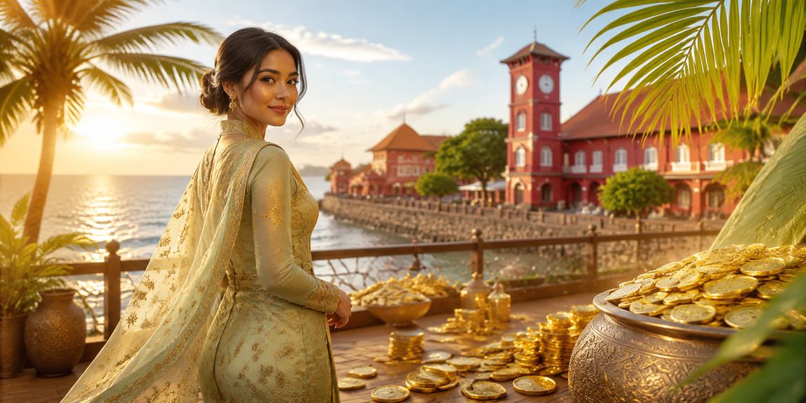 Suasana perayaan Hari Raya di kasino Melaka dengan promosi ganjaran istimewa